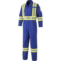 7704 Combinaison &agrave; haute visibilit&eacute; FR-Tech, Taille 42, Bleu royal, 10 cal/cm²/9,7 cal/cm² Sécurité Médic