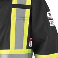 7702BKT Combinaison FR-Tech contre les arcs, Taille 40 (grand taille), Noir, 10 cal/cm² Sécurité Médic