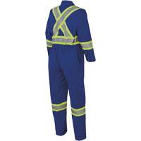 7706 FR-Tech&reg; Flame-Resistant Coverall with Leg Zippers, Size 36, Royal Blue, 9.7 cal/cm² Sécurité Médic