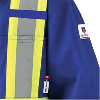 7706 FR-Tech&reg; Flame-Resistant Coverall with Leg Zippers, Size 36, Royal Blue, 9.7 cal/cm² Sécurité Médic