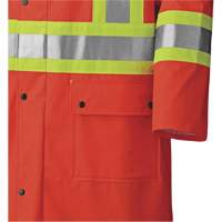 5896 Manteau long imperm&eacute;able et ignifuge, Petit, Orange haute visibilit&eacute; Sécurité Médic