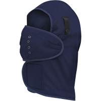 565N Doublure de casque de protection &agrave; col long, Doublure en Molleton, Taille unique, Bleu marin Sécurité Médic