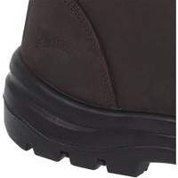 1028 Bottes de travail 8" marron, Cuir, Embout Acier, Taille 10 Sécurité Médic