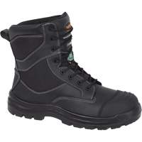 1050 Bottes de s&eacute;curit&eacute; composites noires, Cuir, Taille 14, Imperm&eacute;able Sécurité Médic