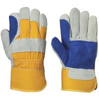 545 Gants d'ajusteur, Taille unique, Paume en Cuir de vache refendu Sécurité Médic