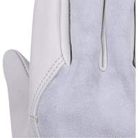535G Gants de chauffeur beige, Petit, Paume en Cuir fleur de vache Sécurité Médic