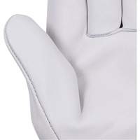 535G Gants de chauffeur beige, Petit, Paume en Cuir fleur de vache Sécurité Médic