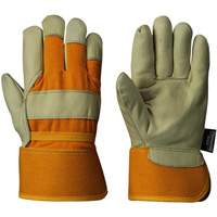 632 Gants d'appareilleur isol&eacute;s, Taille unique, Paume en Cuir fleur de vache, Doublure en Boa Sécurité Médic