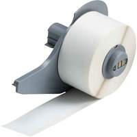 All-Weather Permanent Adhesive Label Tape, Vinyl, White, 1" Width Sécurité Médic