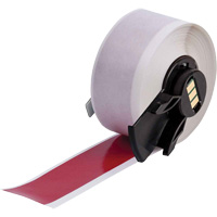 Multi-Purpose Label Tape, Vinyl, Red, 1" Width Sécurité Médic