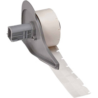 Self-Laminating Wrap-Around Wire & Cable Labels, Vinyl, 0.5" L x 0.75" H, White Sécurité Médic