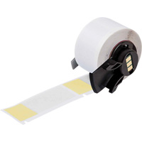 Self-Laminating Wrap-Around Wire & Cable Labels, Vinyl, 1" L x 2.5" H, White Sécurité Médic