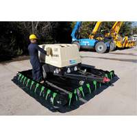Berme Ultra-Containment Berm, Capacit&eacute; 179 gal. US, 4' la x 6' lo x 12" h, Paroi &agrave; piquets Sécurité Médic