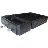 Berme Ultra-Track Berm, Capacit&eacute; 144 gal. US, 4' la x 6' lo x 12" h, Paroi en mousse Sécurité Médic