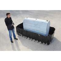 Conteneur de confinement flexible sans drain Ultra-275 Containment Sump, 102" lo x 48" la, 400 gal. US Capacit&eacute; Sécurité Médic