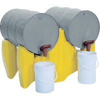 Support pour 2 barils &agrave; lhorizontale, 46,5" lo x 30" la x 31" ha Sécurité Médic