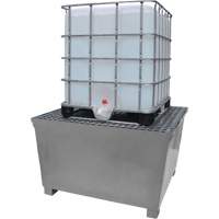 Steel Ultra-IBC Spill Pallet&reg;, 370 US gal. Spill Capacity, 57.6" x 34.7" x 56.9" Sécurité Médic