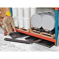 Ultra-Rack Containment Tray – plateau triple, 72" lo x 44" la x 2,8" h, Cap. de d&eacute;versement 24 gal. US Sécurité Médic