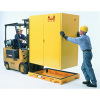 Double Drum Ultra-Safety Cabinet Bladder System, 63" lo x 38,5" la x 6,3" h, Capacit&eacute; de charge 3000 lb Sécurité Médic