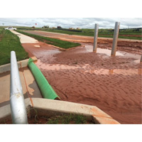Green Ultra-Silt Dike&reg;, 7' L x 5' W Sécurité Médic