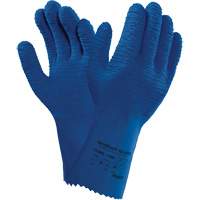 Alphatec&reg; 62-401 Gloves, Size 7, 12.6" L, Rubber Latex, Cotton Inner Lining Sécurité Médic