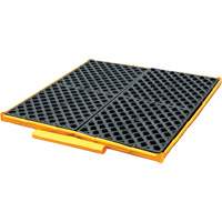 Ultra-Spill Deck flexible, &agrave; vessie, 4 barils, Capacit&eacute; de d&eacute;versement 110 gal. US, 51" x 48" x 5" Sécurité Médic