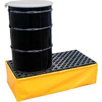 2-Drum Flexible Ultra-Spill Pallet&reg;, 66 US gal. Spill Capacity, 48" x 24" x 14" Sécurité Médic