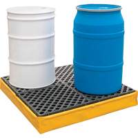 4-Drum Flexible Ultra-Spill Pallet&reg;, 66 US gal. Spill Capacity, 48" x 48" x 7" Sécurité Médic