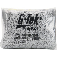 Gants r&eacute;sistants aux coupures G-Tek en tricot sans couture, Taille T-petit, Calibre 13, Rev&ecirc;tement Polyur&eacute;thane, Enveloppe en PolyKor, ASTM ANSI niveau A2/EN 388 niveau B Sécurité Médic