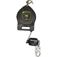 Falcon+ Edge Self-Retracting Lifeline, 50', Galvanized Steel, Swivel Sécurité Médic