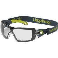 MX200G TruShield&reg;S Wraparound Safety Glasses, Clear Lens, Anti-Fog/Anti-Scratch, ANSI Z87+/Meets/Exceeds CSA Z94.3 Sécurité Médic
