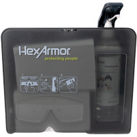 Wall Mounted Eyewear Cleaning Station, Metal, 11.8" L x 10.4" H Sécurité Médic