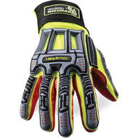 Rig Lizard&reg; 2028X Cut-Resistant Gloves, 6/X-Small, Synthetic/HPPE Palm, Elastic/Hook & Loop Cuff Sécurité Médic