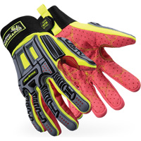 Rig Lizard&reg; 2028X Cut-Resistant Gloves, 6/X-Small, Synthetic/HPPE Palm, Elastic/Hook & Loop Cuff Sécurité Médic
