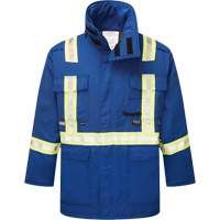 Westex&reg; DH Antistatic 6.5 oz. Flame Resistant Insulated Parka, Small, Royal Blue Sécurité Médic