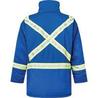 Westex&reg; DH Antistatic 6.5 oz. Flame Resistant Insulated Parka, Small, Royal Blue Sécurité Médic
