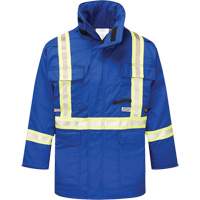 Avenger 9 oz. Flame Resistant Insulated Parka, Small, Royal Blue Sécurité Médic