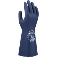 Gants r&eacute;sistants aux produits chimiques CN750, Taille Petit/7, 13" lo, Nitrile, 18 mils Sécurité Médic