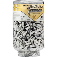 Zebras Disposable Earplugs Refill for EcoStation&reg;  Earplug Dispenser, Bulk - Canister Sécurité Médic