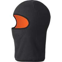 5502 Cagoule &agrave; 1 trou r&eacute;versible, Micro laine, Noir/Orange haute visibilit&eacute; Sécurité Médic