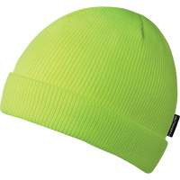 5567A Tuque, Doublure en Acrylique, Taille unique, Jaune lime haute visibilit&eacute; Sécurité Médic