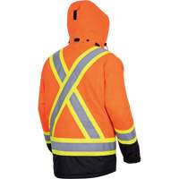 5407 Manteau de s&eacute;curit&eacute; imperm&eacute;able, isol&eacute;e et chauff&eacute;e, Hommes, Petit, Orange haute visibilit&eacute; Sécurité Médic