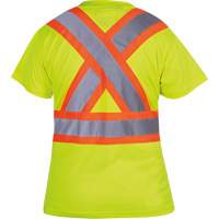 6949 T-shirt de s&eacute;curit&eacute; en il-de-perdrix pour femme, Polyester, T-petit, Jaune lime haute visibilit&eacute; Sécurité Médic