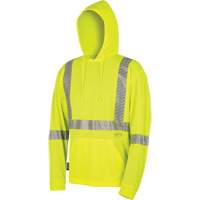 6965 Chandail &agrave; capuchon de s&eacute;curit&eacute; en il-de-perdrix, Petit, Jaune lime haute visibilit&eacute; Sécurité Médic