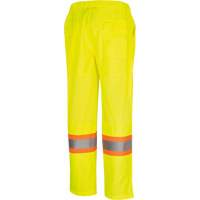 5999PW Pantalon de s&eacute;curit&eacute; routi&egrave;re pour femmes, Polyester, T-petit, Jaune lime haute visibilit&eacute; Sécurité Médic