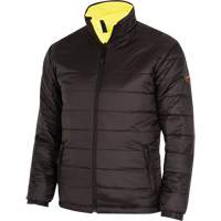 5771 Manteau de s&eacute;curit&eacute; imperm&eacute;able r&eacute;versible, Polyester/Polyur&eacute;thane, Jaune lime haute visibilit&eacute;, Petit Sécurité Médic
