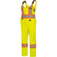6000W Women's High-Visibility Traffic Safety Overalls, Polyester, X-Small, High Visibility Lime-Yellow Sécurité Médic