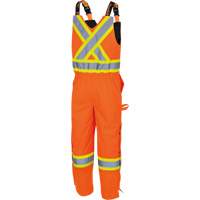 5040 Waterpoof Quilted Safety Overalls, Polyester, Small, High Visibility Orange Sécurité Médic