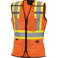 486 Veste de s&eacute;curit&eacute; d&eacute;tachable haute visibilit&eacute;, Orange haute visibilit&eacute;, T-petit, Polyester Sécurité Médic