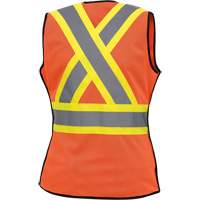 486 Veste de s&eacute;curit&eacute; d&eacute;tachable haute visibilit&eacute;, Orange haute visibilit&eacute;, T-petit, Polyester Sécurité Médic